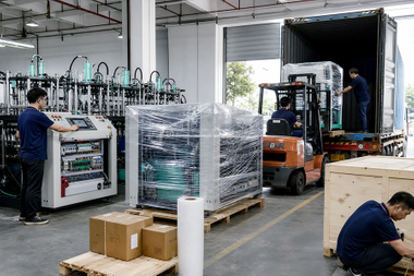 <span style="color:#002b55;"><span style="font-weight:700;"><span style="font-size:20px;">Inspection &amp; Machine delivery</span></span></span> <link href="https://fonts.googleapis.com/css?family=Outfit" rel="stylesheet" type="text/css">
